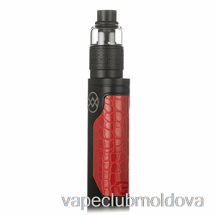 Vape Pod Kit Oxva Vativ 100w Super Mod Kit Red Croc & Black